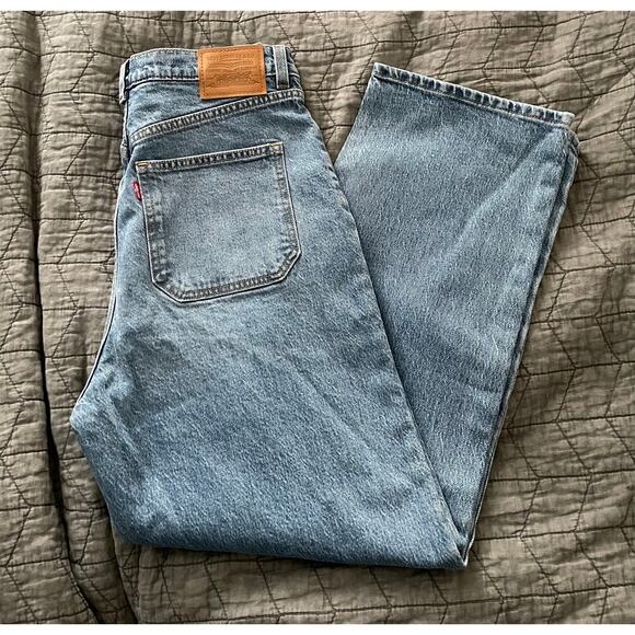 Levi's Ribcage Straight Ankle Women's Jeans Cool Invite Medium Wash 30x27 - Picture 4 of 8